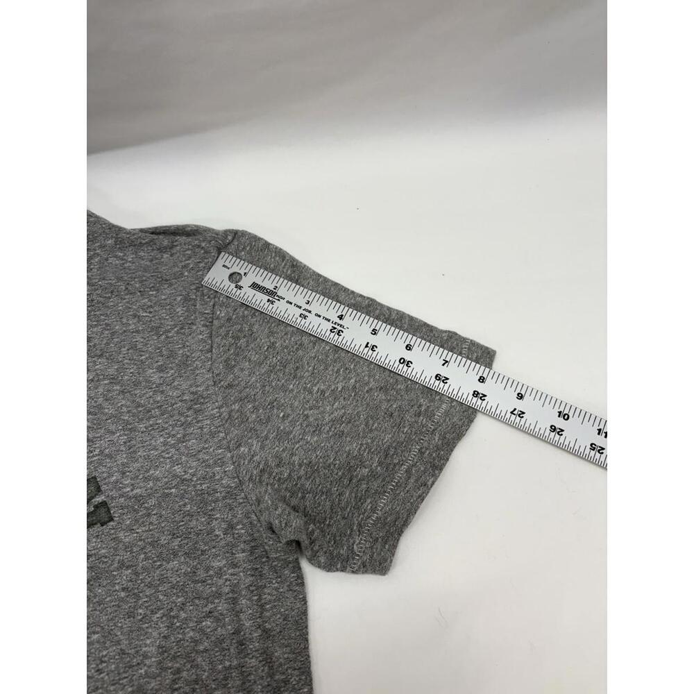 American Eagle Vintage Vault Mens T-Shirt Gray Short Sleeve Green Logo Sz Small - Picture 5 of 5